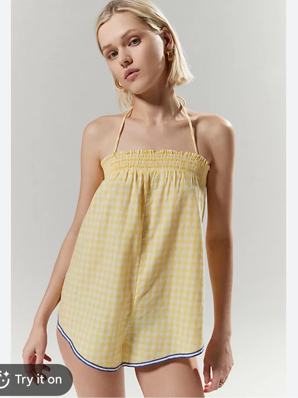 UO Out From Under PJ Party Playsuit, S, NWOT